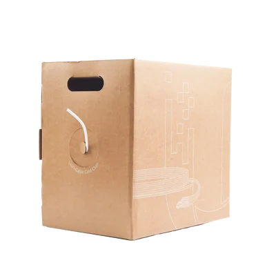 Bobina de cable UTP Plenum (CMP) UniFi, Cat6, Color blanco, 23 AWG, 305m para interior