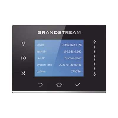 IP-PBX UCM6302A / 500 Usuarios / 75 Llamadas Simultáneas / 2 FXO + 2 FXS / 3 Puertos Gigabit PoE+ / Solución Híbrida On-Premise y Cloud