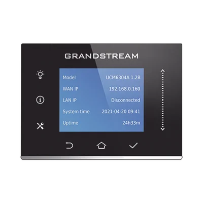 Conmutador IP-PBX para hasta 1000 usuarios y 150 llamadas simultaneas, 4FXO, 4FXS, solución para PyMEs