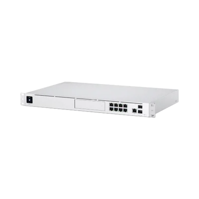 UniFi OS Console: Dream Machine Pro, con 1 puerto WAN Gigabit RJ45, 1 puerto WAN 10G SFP+ / 8 puertos LAN Gigabit RJ-45, y una bahía de HDD 3.5″ (No incluye HDD), Integra todas las aplicaciones UniFi