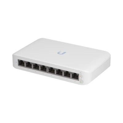 Switch UniFi Lite Administrable PoE de 8 Puertos 10/100/1000 Mbps (4 puertos 802.3af/at), 52 W