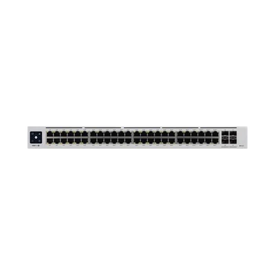 UniFi Switch USW-Pro-48-POE Gen2, Capa 3 de 48 puertos PoE 802.3at/bt + 4 puertos 1/10G SFP+, 600W, pantalla informativa