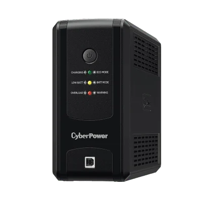 UPS de 750 VA/375 W, Topología Línea Interactiva, Entrada 120 Vca NEMA 5-15P, y 8 Salidas NEMA 5-15R, Puerto USB, Con Regulador de Voltaje (AVR)