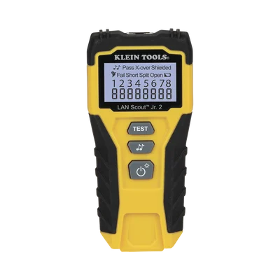 Tester  de Cable LAN Scout™ Jr. 2/ Para: Prueba aprobada/ Error de Cableado/ Falla de Circuito Abierto o Cortocircuito/ Par Dividido/ Blindaje.