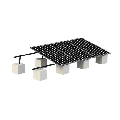 Montaje para Panel Solar, Riel “8” de 5400mm para Módulos con Espesor de 30-35mm, Velocidad de Viento Máx. 136km/h (20° a 45°) Con Anodizado Negro