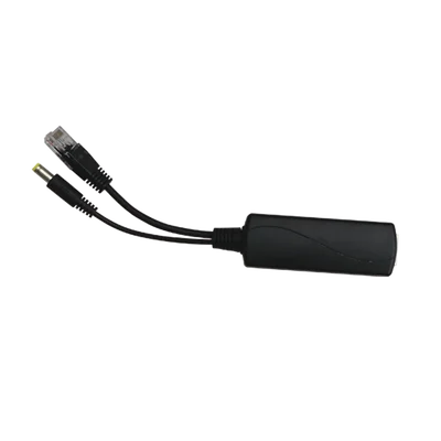 Splitter PoE IN 802.3 af/at / Se Puede Energizar Hasta con 30W / Salida de 12 Vcc 1A (12W) / Instalación es Escritorio (superficie plana) / Idea para cámas IP SIN PoE (CCTV)