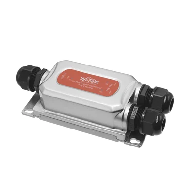 Extensor PoE para exterior / Entrada PoE de 90W y 2 salidas PoE de 60W y 30W / Protección IP68 / Ideal para Aplicaciones de CCTV