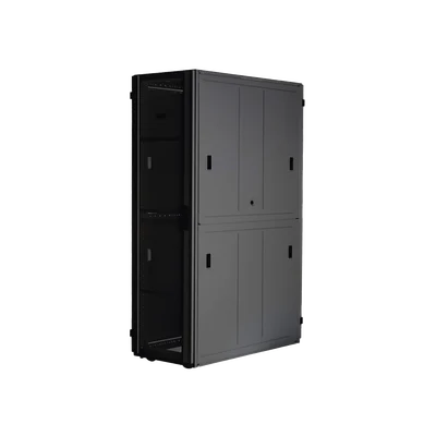 Gabinete FlexFusion™ XGL (Light) para Centros de Datos, 42 UR, 600 mm de Ancho, 1070 mm de Profundidad, Fabricado en Acero, Color Negro
