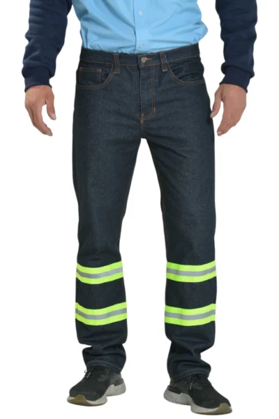 Pantalon DE mezclilla CON reflejante