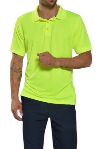 Playera polo manga corta