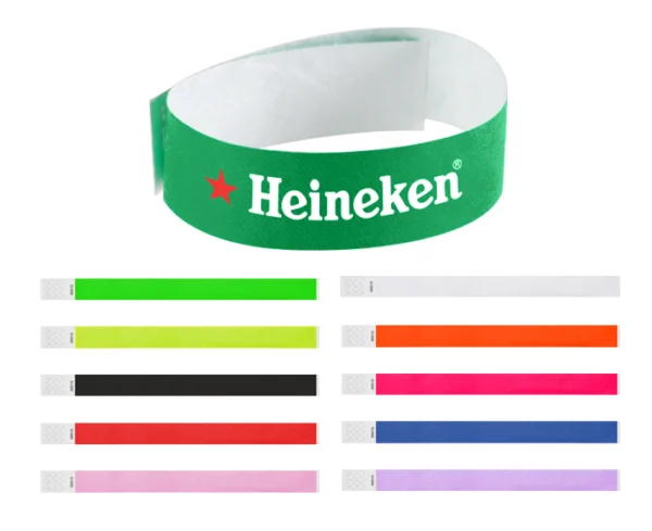 Brazalete Tyvek (Planilla 20Pzas)